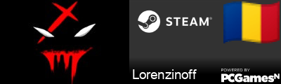 Lorenzinoff Steam Signature
