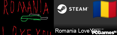 Romania LoveYou Steam Signature