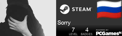 Sorry Steam Signature
