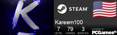 Kareem100 Steam Signature