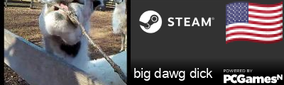 big dawg dick Steam Signature
