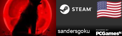 sandersgoku Steam Signature