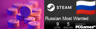 Russian Most Wanted Steam Signature