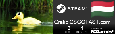 Gratic CSGOFAST.com Steam Signature