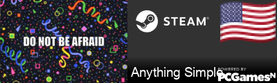 Anything Simple Steam Signature