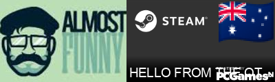 HELLO FROM THE OTHER SIDE Steam Signature