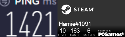 Hamie#1091 Steam Signature