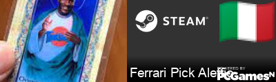 Ferrari Pick Aleffio Steam Signature