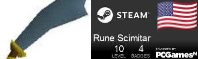 Rune Scimitar Steam Signature