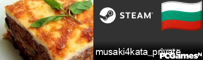 musaki4kata_private Steam Signature