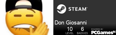 Don Giosanni Steam Signature