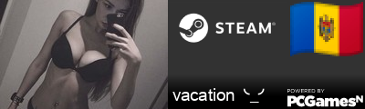 vacation ╰_╯ Steam Signature