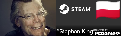 *Stephen King* Steam Signature
