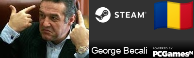 George Becali Steam Signature
