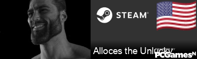 Alloces the Unlucky Steam Signature