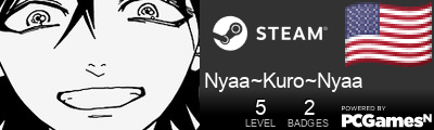 Nyaa~Kuro~Nyaa Steam Signature