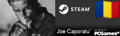 Joe Caporalu' Steam Signature