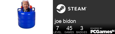 joe bidon Steam Signature