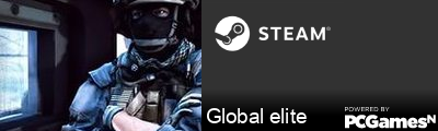 Global elite Steam Signature