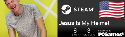 Jesus Is My Helmet Steam Signature