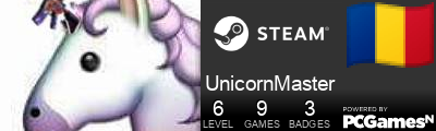 UnicornMaster Steam Signature