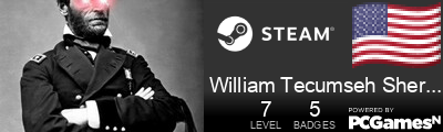 William Tecumseh Sherman Steam Signature