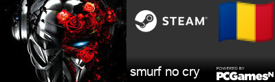 smurf no cry Steam Signature