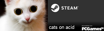 cats on acid Steam Signature