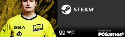 gg wp Steam Signature