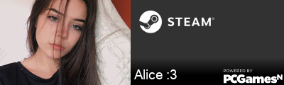 Alice :3 Steam Signature