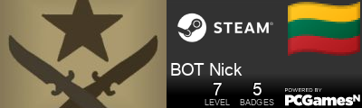 BOT Nick Steam Signature