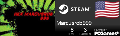Marcusrob999 Steam Signature