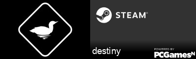 destiny Steam Signature