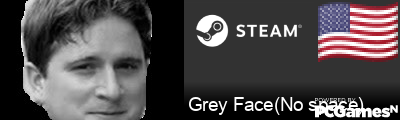 Grey Face(No space) Steam Signature
