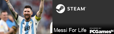 Messi For Life Steam Signature