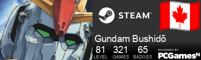 Gundam Bushidō Steam Signature
