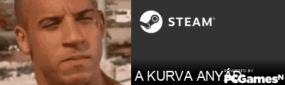 A KURVA ANYÁD Steam Signature