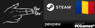 pewpew Steam Signature