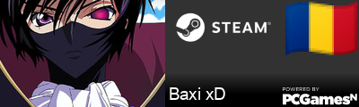 Baxi xD Steam Signature