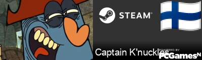Captain K'nuckles Steam Signature