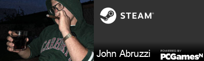 John Abruzzi Steam Signature