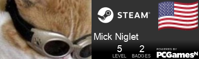 Mick Niglet Steam Signature
