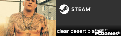 clear desert player Steam Signature