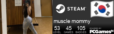 muscle mommy Steam Signature