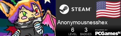 Anonymousnesshex Steam Signature