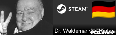Dr. Waldemar von Hinten Steam Signature