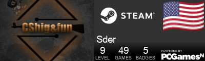 Sder Steam Signature