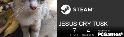 JESUS CRY TUSK Steam Signature