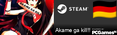 Akame ga kill!! Steam Signature