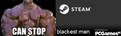 blackest men Steam Signature